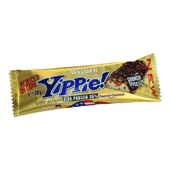 Weider Yippie Erdnuss-Butterscotch-Riegel 70g