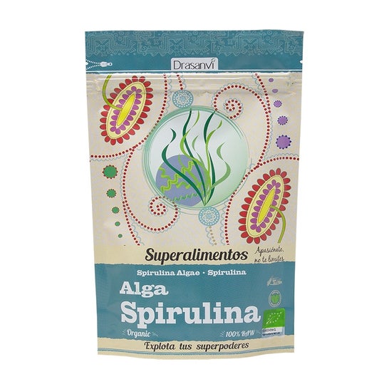 Alga Spirulina Bio Super Foods Drasanvi 150g di alghe Spirulina Bio Super Foods Drasanvi