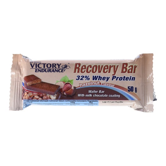 Victory Endurance Recovery Bar 32% Whey Protein Haselnuss 50g