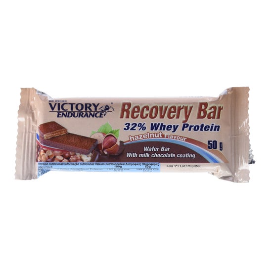 Victory Endurance Recovery Bar 32% Whey Protein Avellana 50g