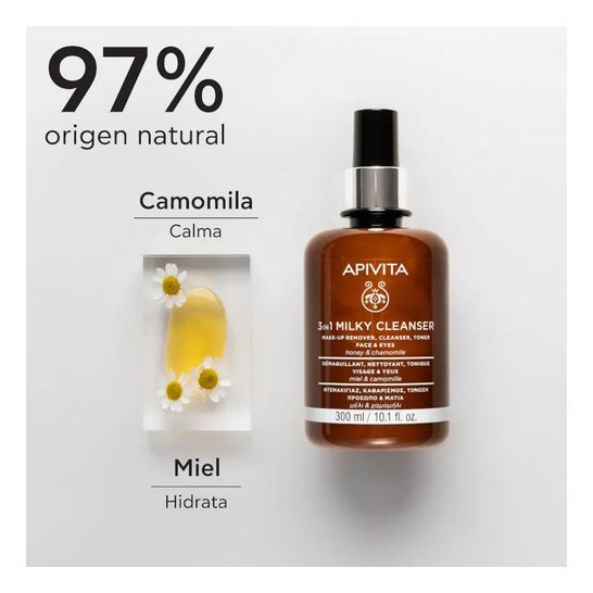 Apivita Facial Cleansing Milk 3 i 1 Kamille 300ml Apivita Facial Cleansing Milk 3 i 1 Kamille 300ml