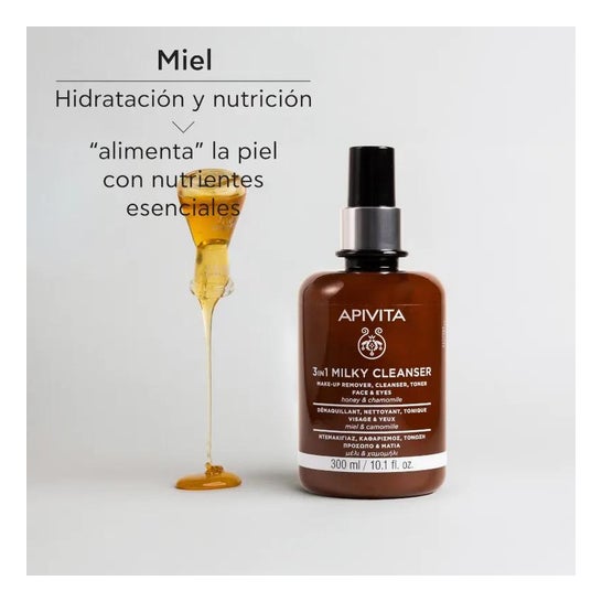 Apivita Facial Cleansing Milk 3 i 1 Kamille 300ml Apivita Facial Cleansing Milk 3 i 1 Kamille 300ml