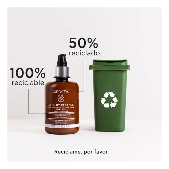 Apivita Facial Cleansing Milk 3 i 1 Kamille 300ml Apivita Facial Cleansing Milk 3 i 1 Kamille 300ml