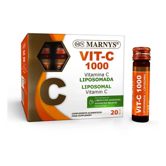 Marnys Vit-C 1000 Vitamin C Liposomada 20 Fläschchen Marnys Vit-C 1000 Vitamin C Liposomada 20 Fläschchen