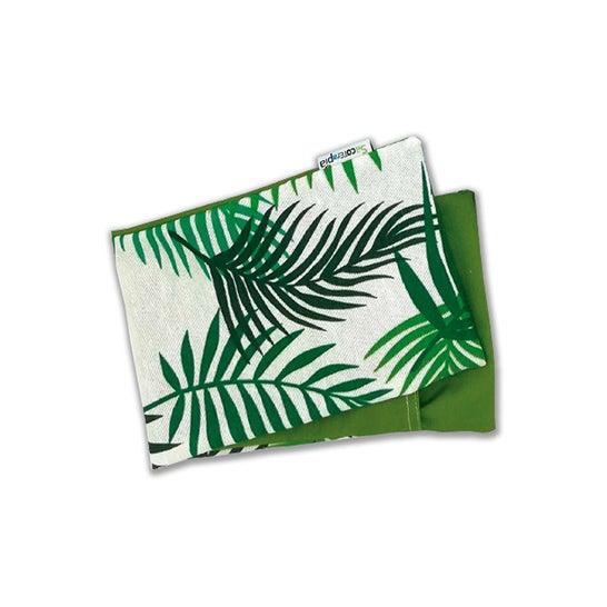 Sacoterapia Saco Térmico Básico Verde con Hojas Verde 1ud