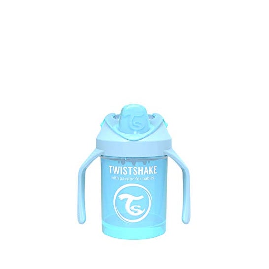 Twistshake Taza 360 Azul Pastel +6m 230 ml