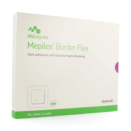 Mepilex Border Flex Apósito 15x15cm 5uds