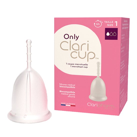 Coppa mestruale Claricup Flusso normale Consegna Vagina T1 1ut