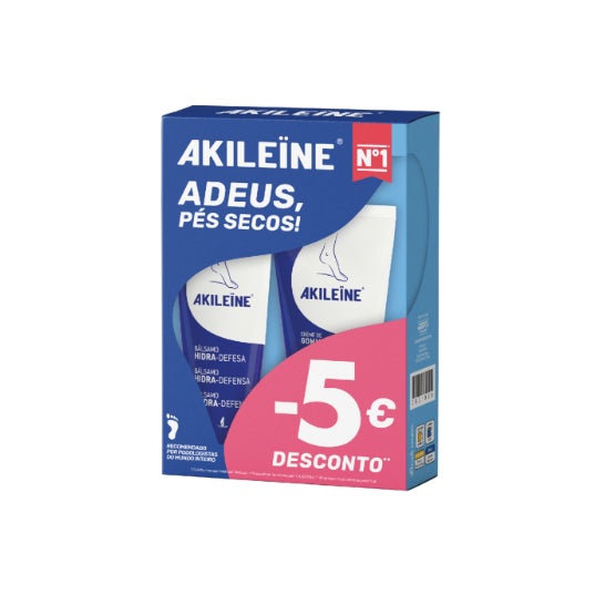 Akileïne Bálsamo Hydra-Defense 125 ml + Crema Exfoliante 75 ml