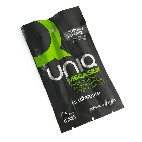 Uniq Magasex Sensitive Condom Latex Free 3 pcs
