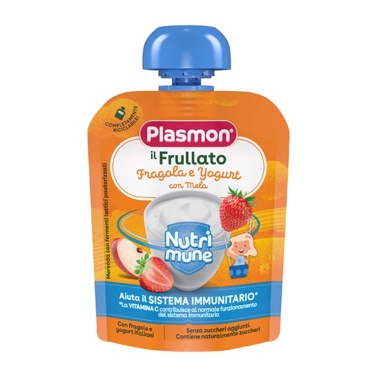 Plasmon Nutri-Mune Fragola Yogurt Mela 85g