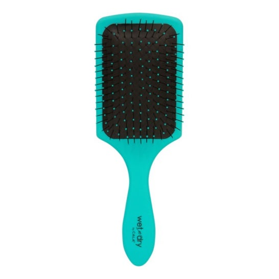 Cala Wet-N-Dry Detangling Paddle Brush Teal 1ud