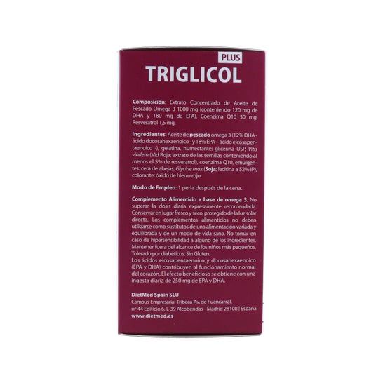 Dietmed Triglicol Plus 60 Perlas