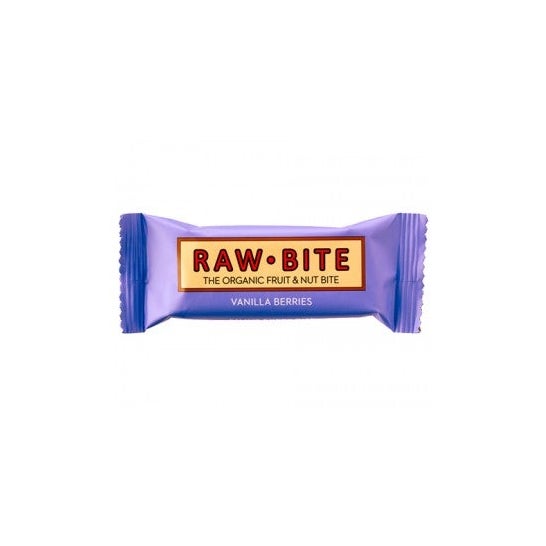 Raw Bite Bio-Vanille und rote Früchte Riegel 50g