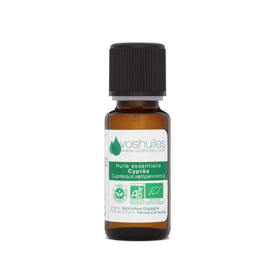 Voshuiles Olio essenziale organico di cipresso 60ml