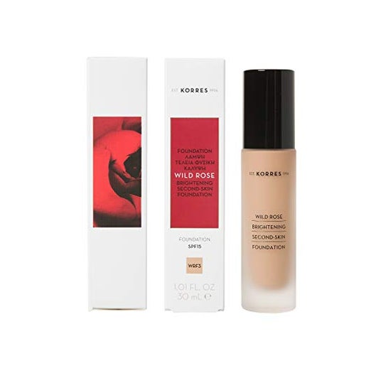 Korres Base LÃquida Rosa Silvestre Iluminante WRF3 1,5ml Korres Base LÃquida Rosa Silvestre Iluminante WRF3 1,5ml