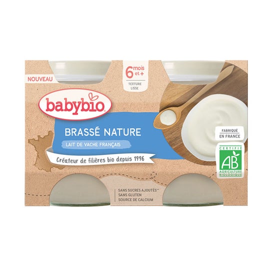 BabyBio Brassé Nature 2 x 130g