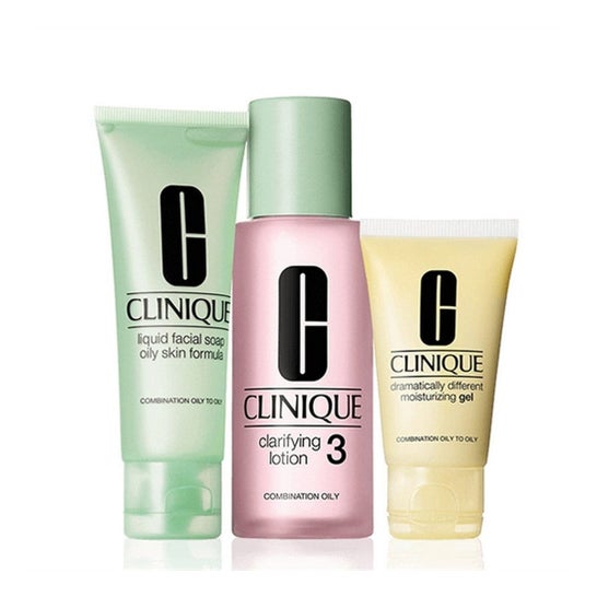 Clinique 3 Steps to clean, healthy looking skin (3pcs.) - Sets de belleza