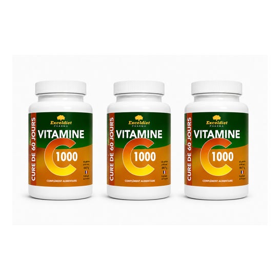 Exceldiet Pharma Vitamine C 1000 180 Capsules