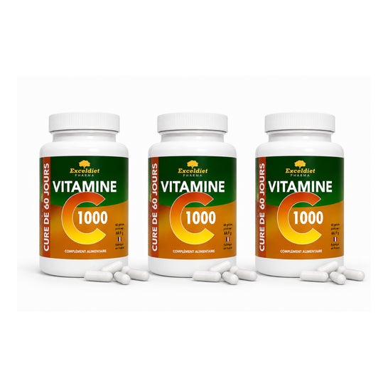 Exceldiet Pharma Vitamina C 1000 180 Cápsulas