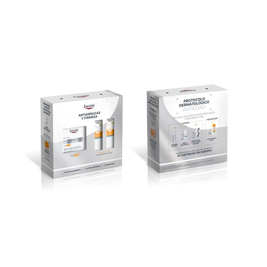 Eucerin Pack Antiedad Hyaluron-Filler Crema de Día Fps 30 50 ml + 2 Minis Sun Hydro Protect Fps 50+ 2 X5 ml
