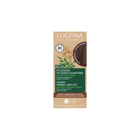 Logona Tinte Polvo 090 Marrón Café 100g