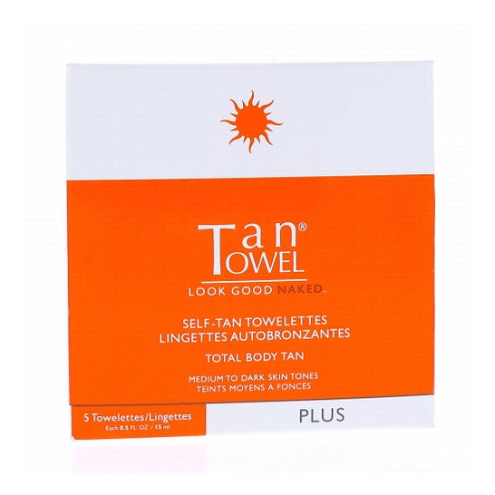 TanTowel Total Body Tan Self-Tan Towelettes 5uds