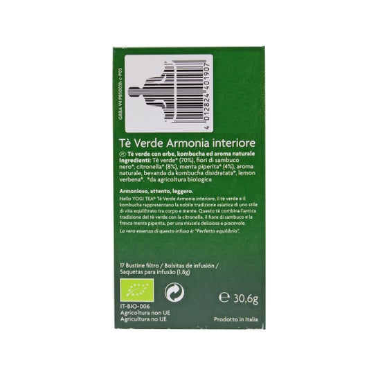 Yogi Tea grüner Tee Harmonie 17 Beutel