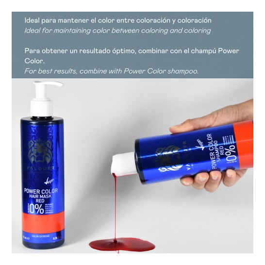 Valquer Mascarilla Power Color Fucsia 275 ml