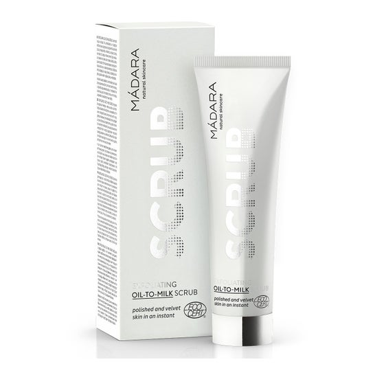 Mádara Scrub esfoliante per il viso olio al latte 60ml