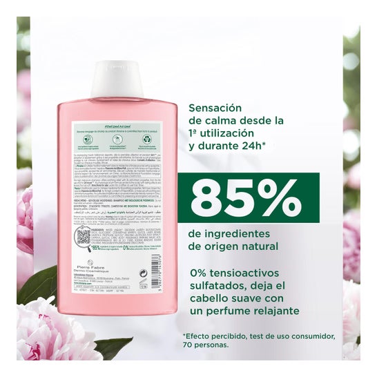Klorane Champú a la Peonía BIO 200 ml