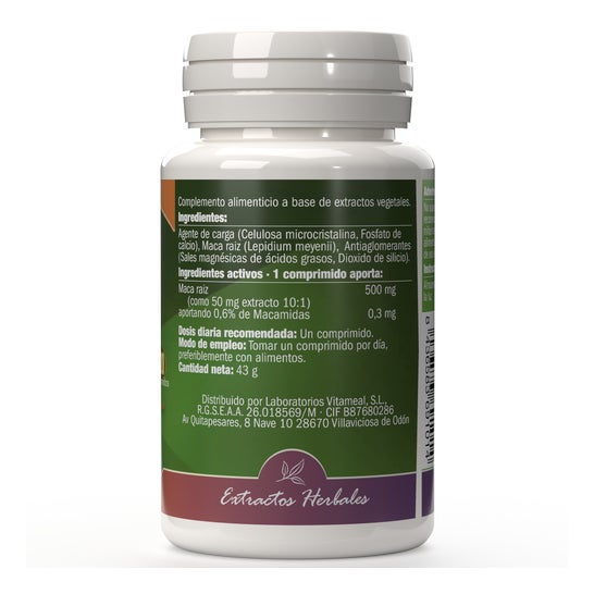 Naturbite Maca Negra 500 mg 120 comp
