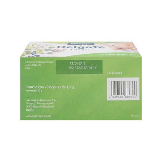 Adelgazante Kneipp 20 Filtros