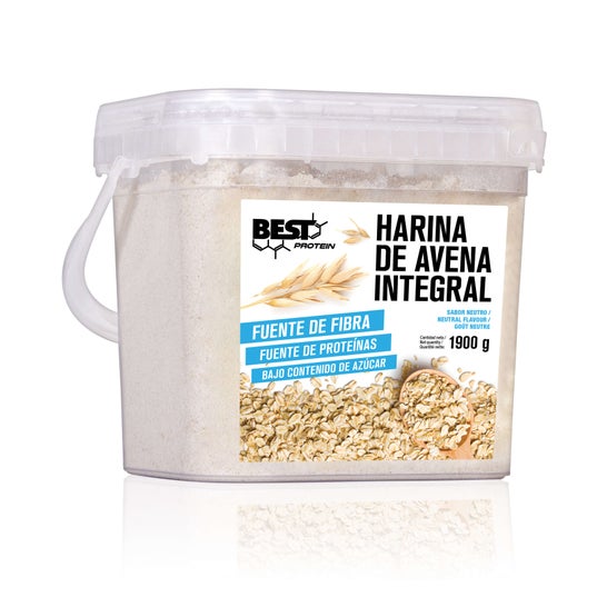 Best Protein Kohlenhydrate reines Haferflocken 1900g