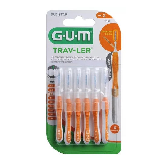GUM Trav-Ler Cepillo Interdental 0.9mm 6uds GUM Trav-Ler Cepillo Interdental 0.9mm 6uds