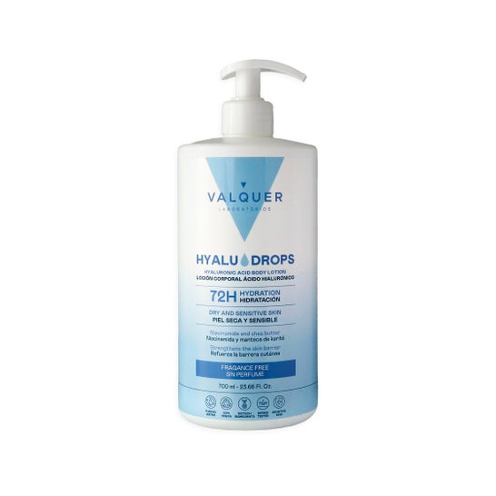 Valquer Hyaludrops Loción Corporal Sin Perfume 72H 700ml