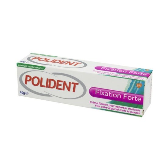 Polident Fixation Forte Fixatieve Cream Fixatieve Dental Device Tube 40 G