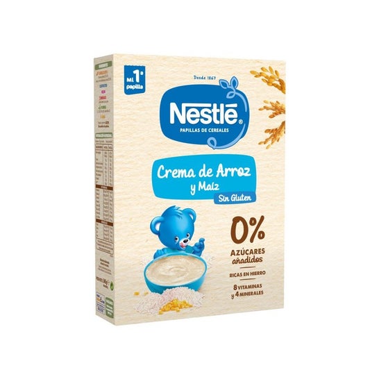 Nestle Papilla Cereales Maiz y Arroz Glutenfri kornprodukter 240g