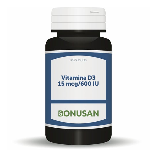 Bonusan Vitamina D3 15mcg 90caps