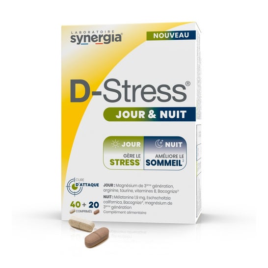 Synergia D-Stress Día & Noche 60comp