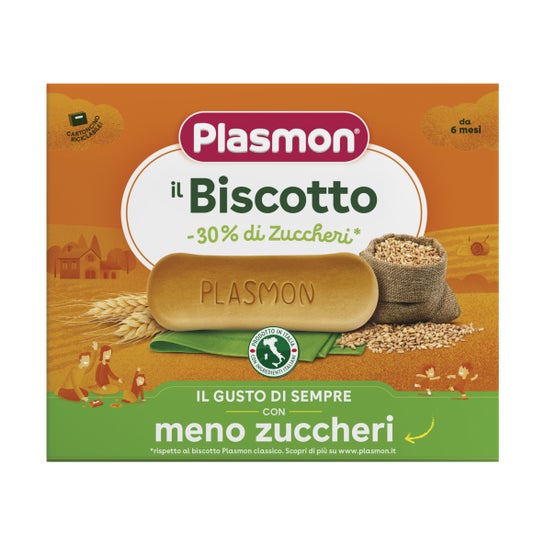 Plasmon Biscotti -30% Zucchero +6M 720g