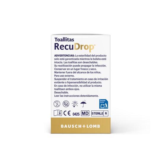 RecuDrop Toallitas monodosis 20 unidades