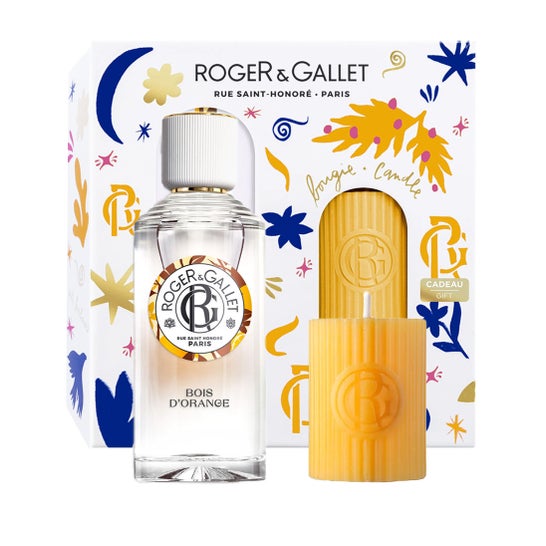Roger & Gallet Madera de Naranjo Pack Agua Perfumada + Vela