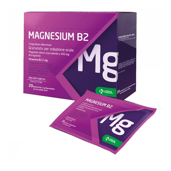 Krka Magnesium B2 300 2mg 20 sobres
