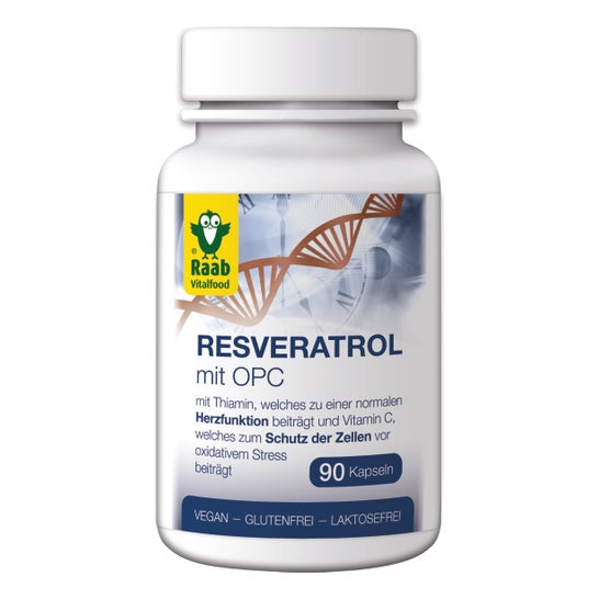 Raab Vitalfood Resveratrol mit Opc 90 Kapseln