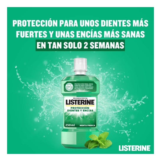 Listerine Mondwater Tanden &amp; Tandvlees Mondwater met muntsmaak 2X1000ml