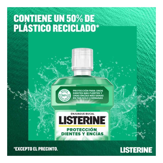 Listerine Mondwater Tanden &amp; Tandvlees Mondwater met muntsmaak 2X1000ml