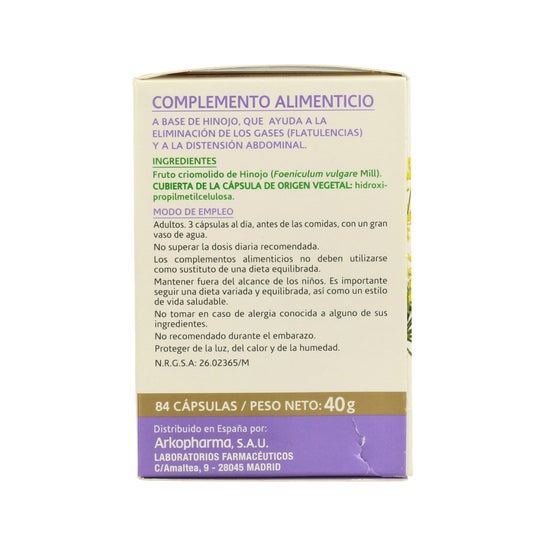 Arkopharma Arkocápsulas Hinojo 84caps