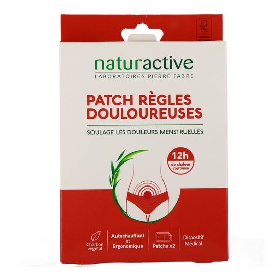 Naturactive Parches Calentadores Reglas Dolorosas 2 uds