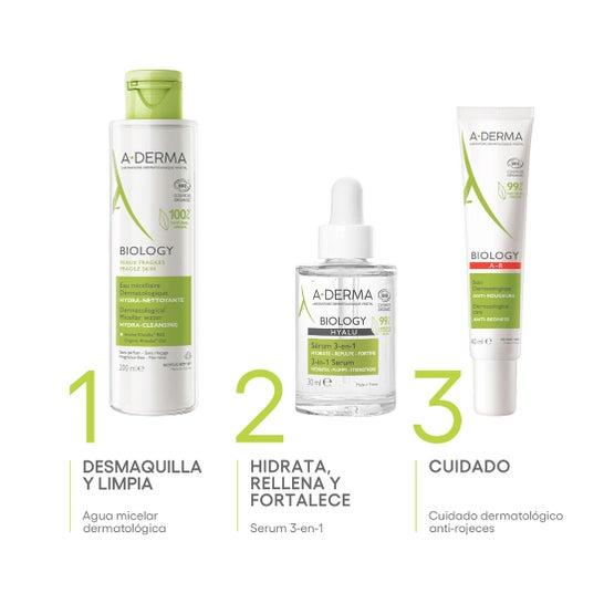 A-Derma Biology Hyalu Sérum 3-en-1 30ml